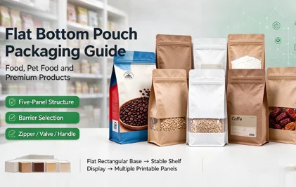 Flat Bottom Pouch Packaging Guide for Food, Pet Food and Premium Products